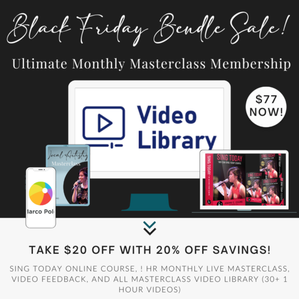 Black Friday Special Bundle - Sing Today & Ultimate Masterclass