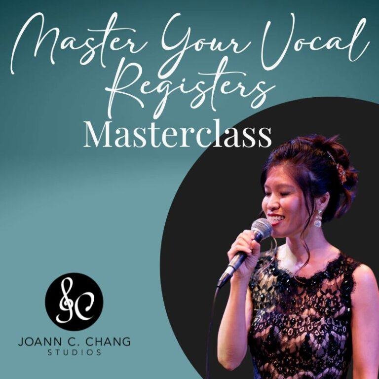 Promotional image for Master Your Vocal Registers Masterclass