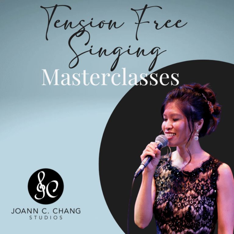 Singing Masterclasses by Joann Chang
