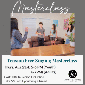 Tension Free Singing Masterclass