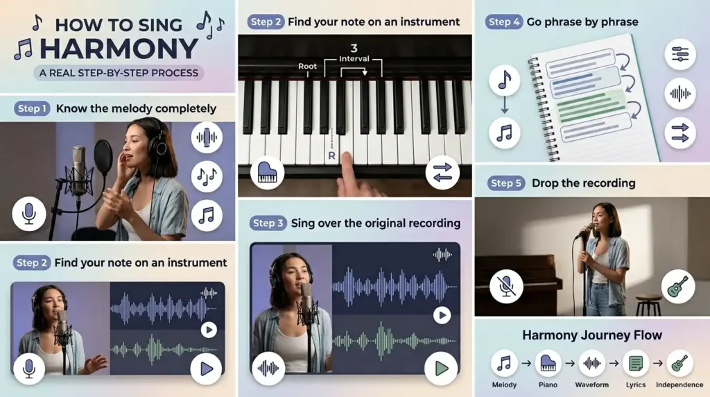 How to sing harmony: step-by-step guide