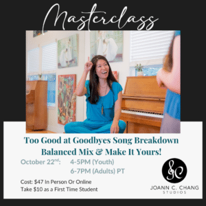 Upcoming Masterclass